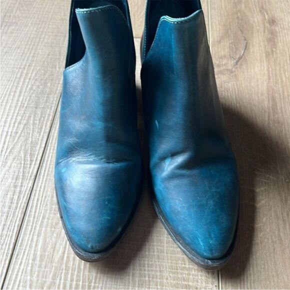 Free People Blue Charm Double V Ankle Boots US 6.5 - Picture 5 of 11